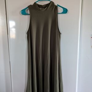 Derek Heart Olive Midi Dress